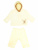 Комплект с капюшоном "Велюр" кофточка и штанишки - Размер 86 - Цвет молочный - Картинка #1