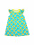 Платье "Лимоны" - Размер 110 - Цвет бирюзовый - Картинка #3
