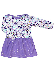 Платье "Сладкая мышка" - Размер 62 - Цвет фиолетовый - Картинка #1