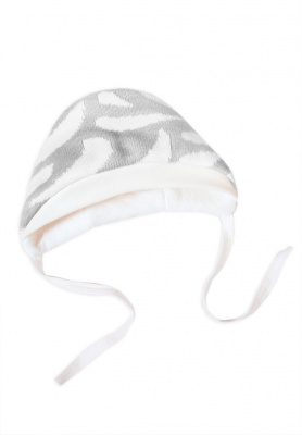 Конверт-одеяло с шапочкой "Миндаль" - Размер 70х35 - Цвет дымчато-серый - Картинка #3