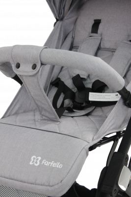 Коляска детская прогулочная Farfello Comfy Go серый - Картинка #8