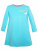 Платье "Единорог" с радугой и облачками - Размер 116 - Цвет голубой - Картинка #2