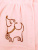 Комплект с капюшоном "Велюр" кофточка и штанишки - Размер 56 - Цвет розовый - Картинка #3