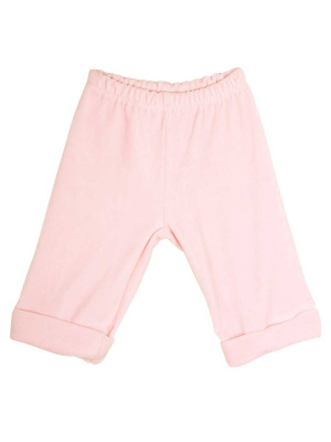 Комплект с капюшоном "Велюр" кофточка и штанишки - Размер 56 - Цвет розовый - Картинка #4
