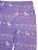 Леггинсы "Зимний узор" с оленями - Размер 110 - Цвет фиолетовый - Картинка #4